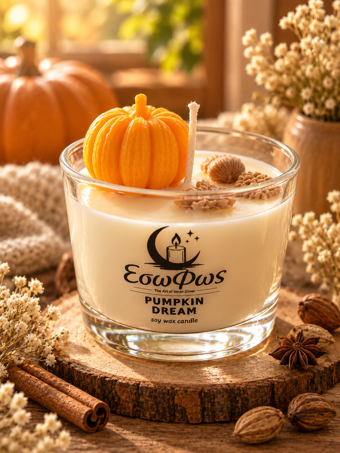 Κερί Σόγιας Pumpkin Dream – ΕσωΦως (εικόνα 3)