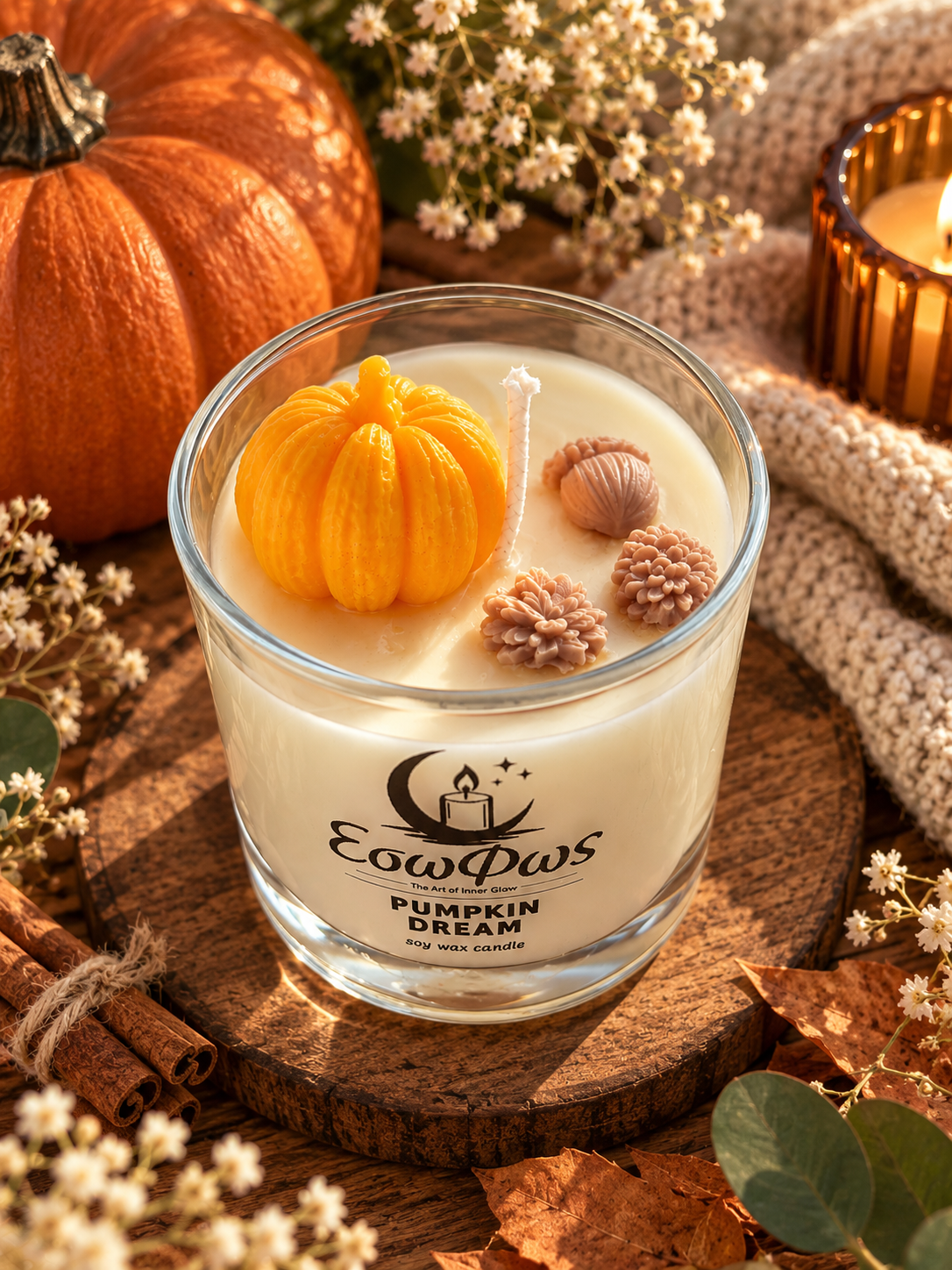 Κερί Σόγιας Pumpkin Dream – ΕσωΦως (εικόνα 2)