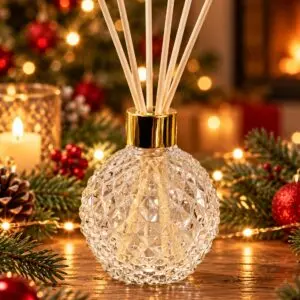 Χριστουγεννιάτικο αρωματικό χώρου reed diffuser ΕσωΦως σε κρυστάλλινη μπάλα 120ml
